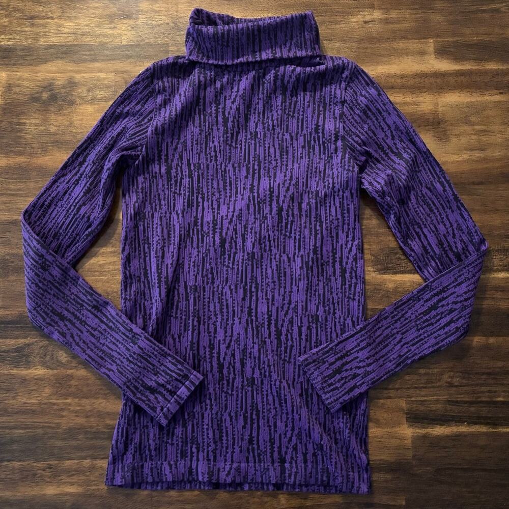 Athleta Women’s XS Flurry Elemental Turtleneck Pullover Nylon Stretch Base Layer